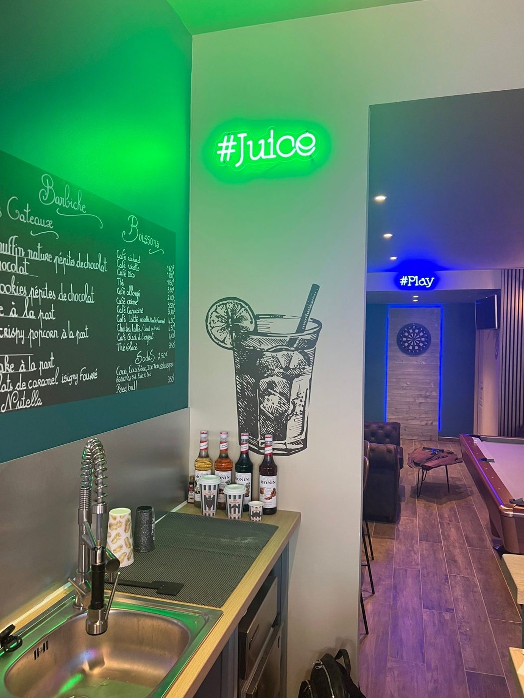 Coin #Juice — bar à jus de fruits frais maison